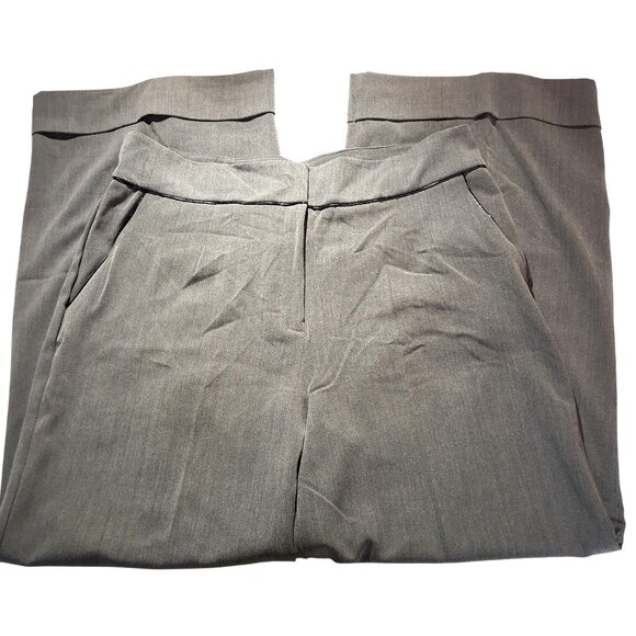 Worthington Womens Stretch Gray Dress Pants Size 18 Polyester/Rayon/Spandex Blen - Picture 2 of 8